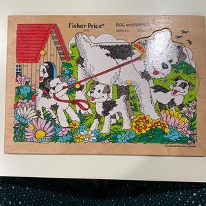 Fisher price wooden puzzle